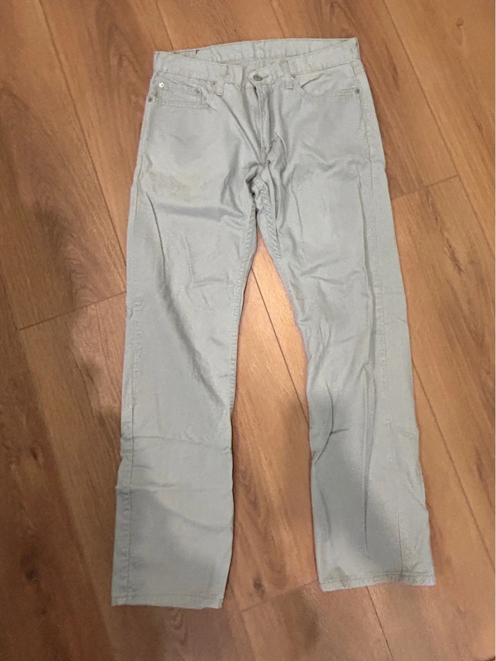 Levi's 514 Men's Jeans — Light Gray 34 x 32